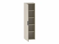 Petits-Meubles Armario de baño de cachemira, columna alta, 1 puerta, Pile Beige New