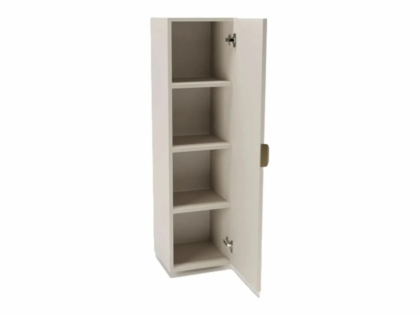 Armario de baño de cachemira, columna alta, 1 puerta, Orio^ Best