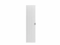 Vente-unique Armario de baño flotante estriada, mate, 3 estantes, ZEVINI Blanco Outlet
