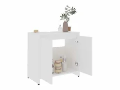 Mueble De Pared Para Baño|Armario de baño madera contrachapada 60x33x61 cm ES400725