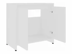 Mueble De Pared Para Baño|Armario de baño madera contrachapada 60x33x61 cm ES400725