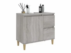 Armario de baño madera contrachapada Sonoma 65x33x60 cm ES463103^ Sale