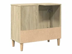 vidaxl Armario de baño madera contrachapada roble Sonoma 65x33x60 cm Color natural claro Online