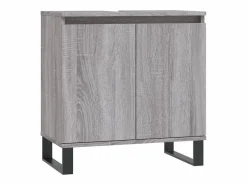 Mueble De Pared Para Baño|Armario de baño madera de ingeniería Sonoma 58x33x60 cm ES770134
