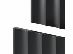 Mueble De Lavabo|Armario de baño para lavabo de 60 cm con frentes ranurados Arcos