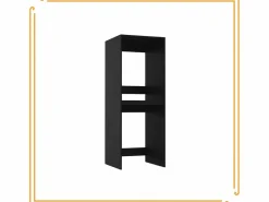 Armario de baño sobre lavadora y secadora, columna de estantes para electrodomésticos en color . Negro Sale