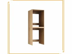 Armario de baño sobre lavadora y secadora, columna de almacenamiento en roble Sonoma. Color natural claro Online