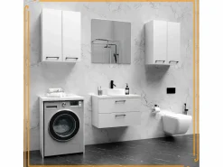 Armario de baño sobre lavadora y secadora, columna de almacenamiento para electrodomésticos en color .^ Online