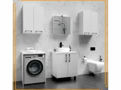 Armario de baño sobre lavadora y secadora, columna de almacenamiento para electrodomésticos en color .^ Online