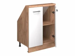 Armario de cocina para techo inclinado alto brillo 60x46x81.6 r-line^Vicco Clearance