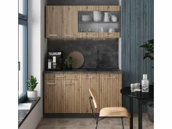 Vicco Armario de cocina para techo inclinado roble artesanal 80x46x81.6 r-line Color natural claro Discount