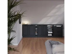 Vicco Armario de cocina para techo inclinado antracita casa de campo 60x46x81.6 r-line Gris antracita Discount