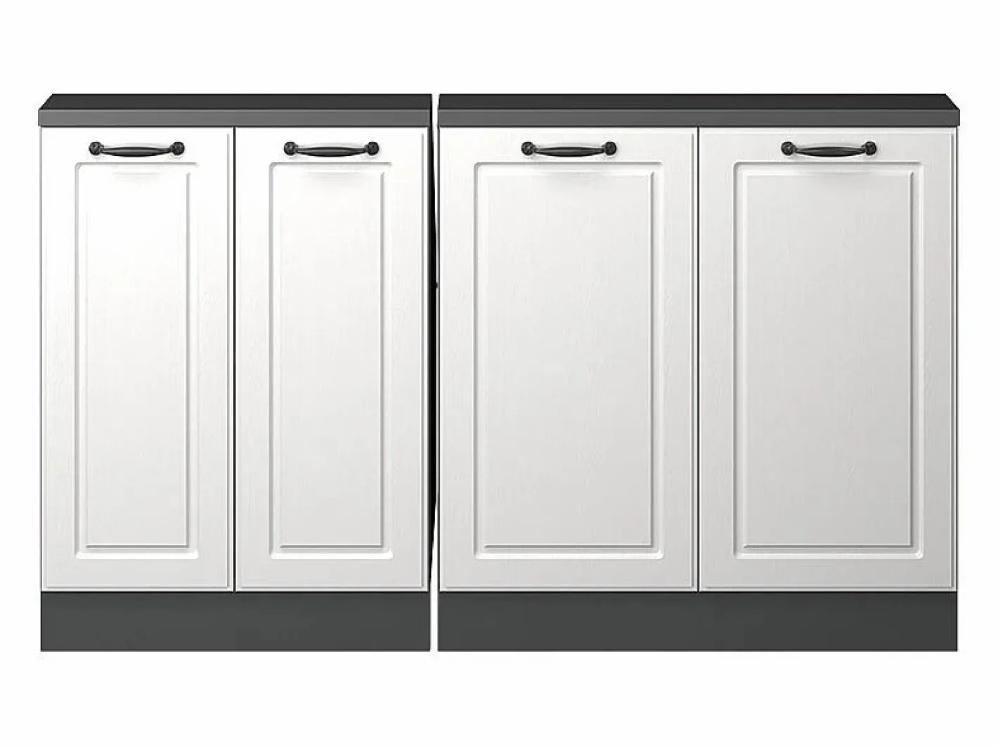 Vicco Armario Para Buhardilla|Armario de cocina para techo inclinado blanco casa de campo 140x46x81.6 r-line