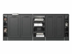 Armario de cocina para techo inclinado antracita casa de campo 210x46x81.6 r-line^Vicco Sale