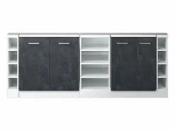 Armario de cocina para techo inclinado hormigón 210x46x81.6 r-line^Vicco Clearance