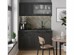 Armario de cocina para techo inclinado antracita casa de campo 140x46x81.6 r-line^Vicco Outlet