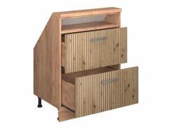 Vicco Armario de cocina para techo inclinado roble artesanal 60x46x81.6 r-line Color natural claro Best