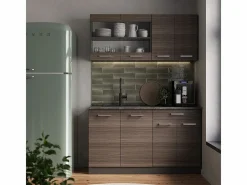 Armario de cocina para techo inclinado gris noble 210x46x81.6 r-line^Vicco Best
