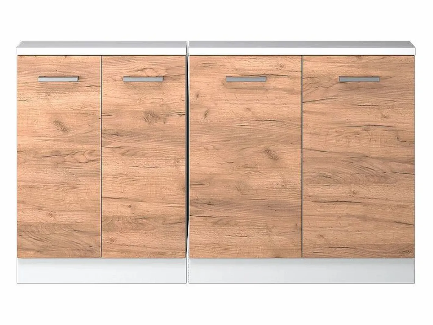 Vicco Armario Para Buhardilla|Armario de cocina para techo inclinado roble dorado 140x46x81.6 r-line