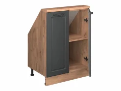 Vicco Armario de cocina para techo inclinado antracita casa de campo 60x46x81.6 r-line Gris antracita Sale