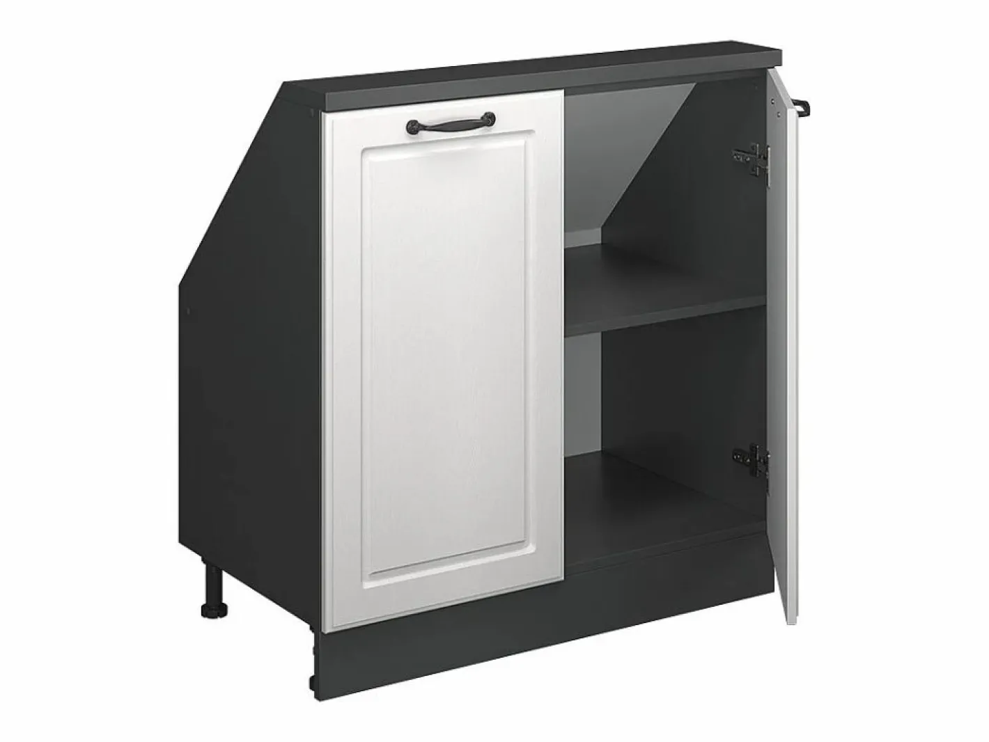 Armario de cocina para techo inclinado blanco casa de campo 80x46x81.6 r-line^Vicco Sale