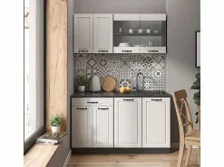 Armario de cocina para techo inclinado blanco casa de campo 80x46x81.6 r-line^Vicco Sale