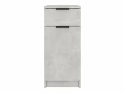 vidaxl Armario de escritorio madera contrachapada 33,5x50x75 cm Gris Hot