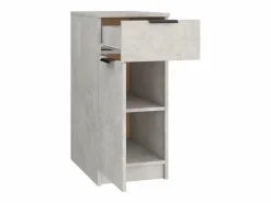 vidaxl Armario de escritorio madera contrachapada 33,5x50x75 cm Gris Hot