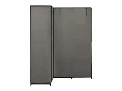 Armario de esquina 130x87x169 cm ES108617 Gris