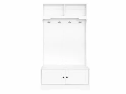 Armario de guardarropa/pasillo con 2 puertas y perchero - 101,5 x 47 x 183 cm - Tablero de partículas -^Merax