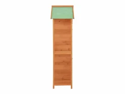 Armario de jardín marrón 42,5x64x190 cm Marru00f3n Online