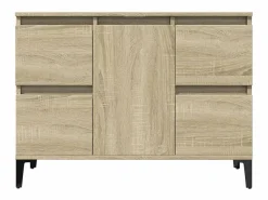 vidaxl Armario de lavabo madera contrachapada roble Sonoma 80x33x60 cm Color natural claro Outlet