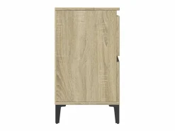 vidaxl Armario de lavabo madera contrachapada roble Sonoma 80x33x60 cm Color natural claro Outlet