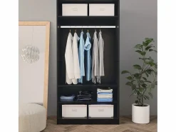 Armario Abierto, Vestidor|Armario de madera contrachapada 100x50x200 cm ES256511