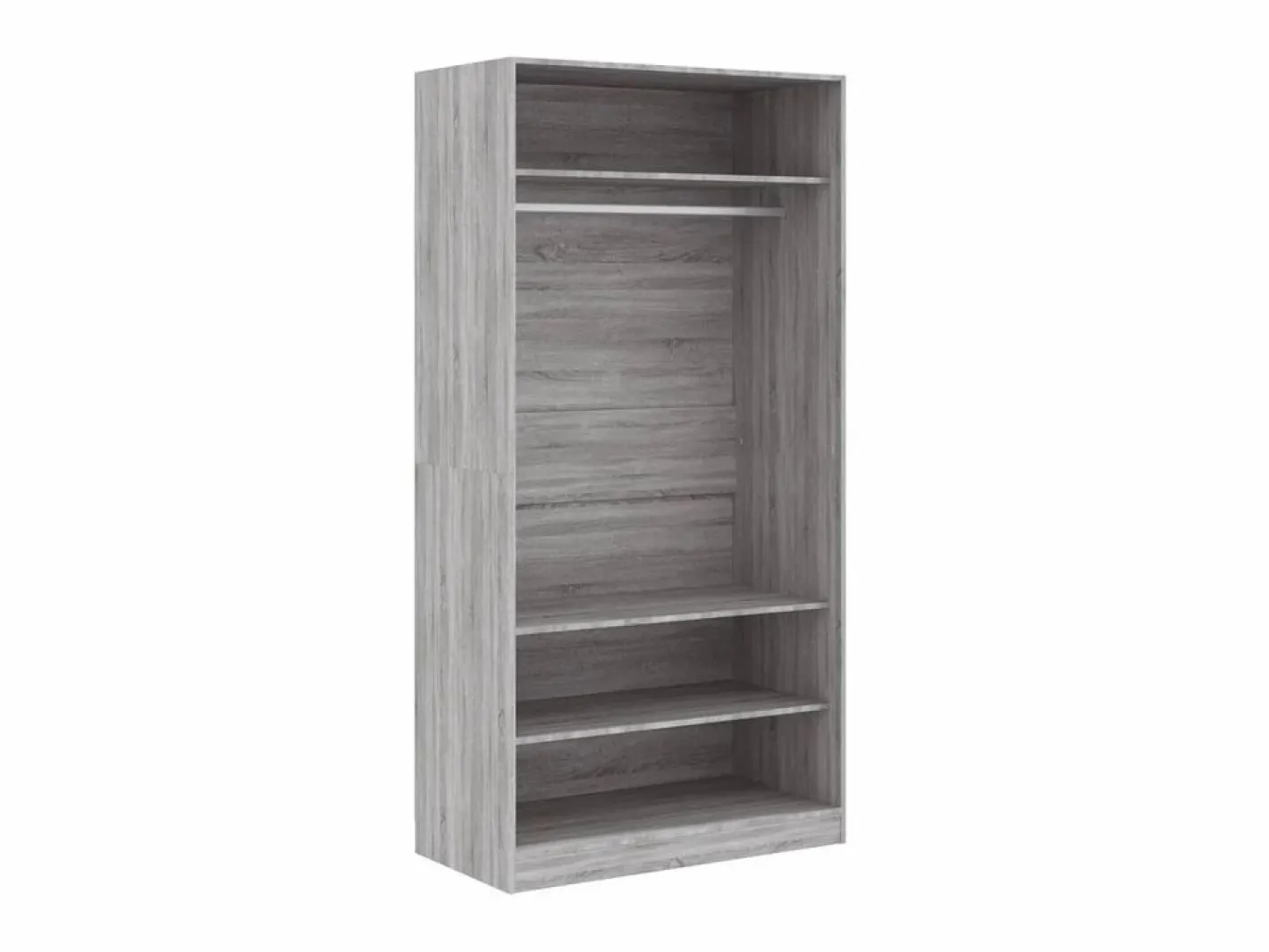Armario Abierto, Vestidor|Armario de madera contrachapada Sonoma 100x50x200 cm ES248126