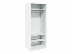 Armario de madera de ingeniería 80x50x200 cm ES639241 Blanco Hot