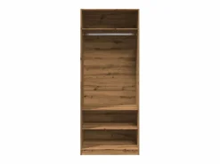 Armario de madera de ingeniería roble artesanal 80x50x200 cm ES629820^ Online