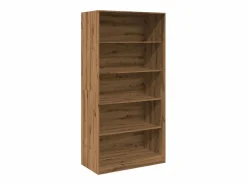 Armario de madera de ingeniería roble artesanal 100x50x200 cm ES597962 Marru00f3n Best