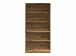Armario de madera de ingeniería roble artesanal 100x50x200 cm ES597962 Marru00f3n Best