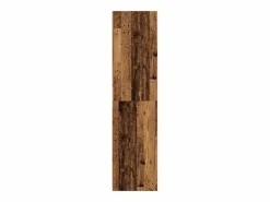 Armario de madera de ingeniería madera envejecida 80x50x200 cm ES782026^ Best
