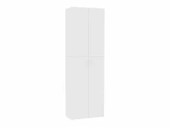 Armario de oficina de 60 x 32 x 190 cm de madera de ingeniería Blanco Best