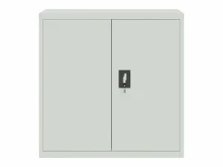 Armario de oficina con 2 puertas 90 cm Acero^ Best