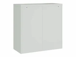 Armario de oficina con 2 puertas 90 cm Acero^ Best