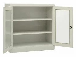 vidaxl Armario Oficina|Armario de oficina de acero claro 90x40x90cm