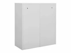 vidaxl Cajonera De Escritorio|Armario de oficina de acero claro 90x40x102 cm