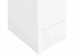 vidaxl Armario de oficina de acero 90x40x180 cm Blanco Online