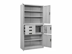 Armario de oficina de acero claro 90x40x180 cm^vidaxl Clearance
