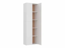 vidaxl Armario de oficina de madera contrachapada 60x32x190 cm Blanco Clearance
