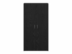 Armario de oficina de roble negro de 60 x 32 x 115 cm de madera de ingeniería^ Discount