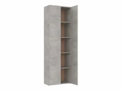 Armario de oficina hormigón 60x32x190 cm Madera de ingeniería Gris